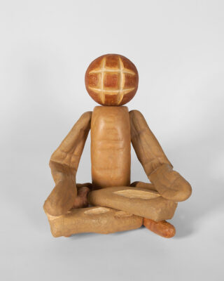 <i>Bread Figure (Sitting Cross-Legged)</i>, 2018