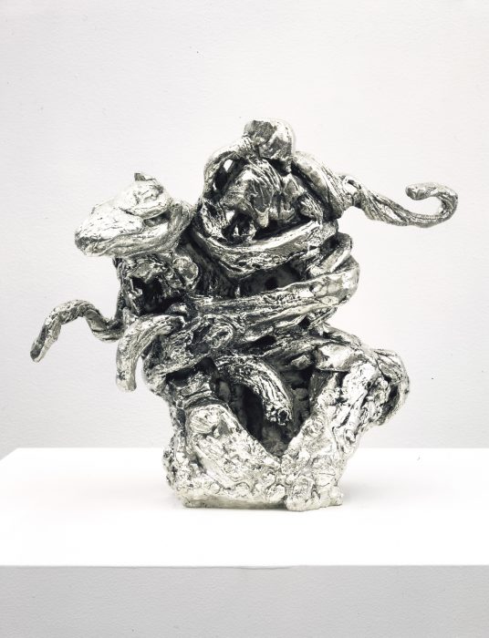 Equestrian, 2006
Cast bronze with silver plating
12 x 15 x 7.5 inches