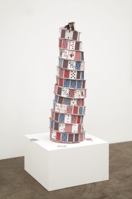 Tower of Babel, 2007
Stainless steel and paper
48 x 15 x 15 inches