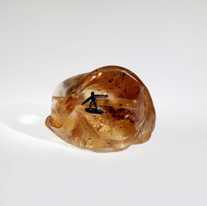 Ride in the Whirlwind, 2008
Carved amber and ebony
3.75 x 2.75 x 2.5 inches