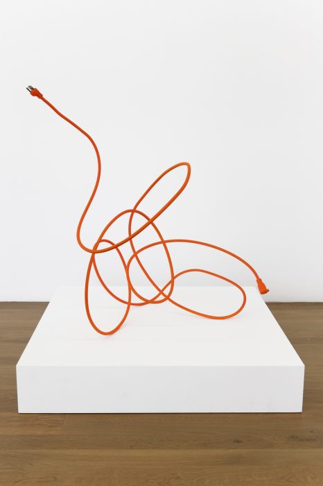 Extension Cord 5 (Free Radical), 2013
Mild steel with rubberized paint
33 x 29 x 22 inches