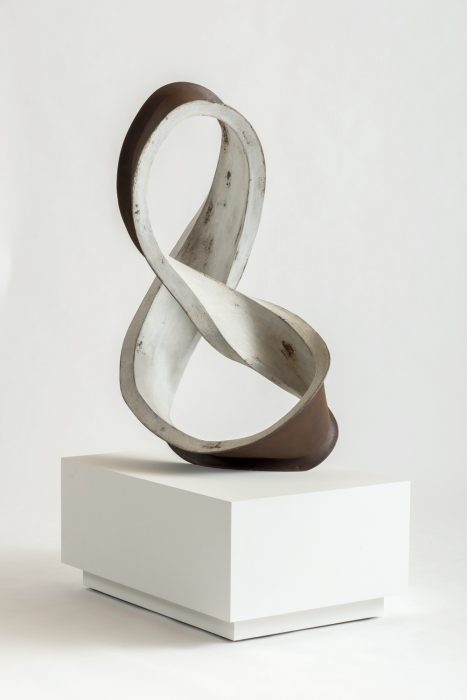 "Eight"  (Lautner Beam / Super String), 2014
Mild steel with patina
45.5 x 27 x 24 inches