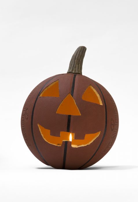 Basketball Jack O'Lantern, 2015
Painted bronze and candle
10.5 x 10.5 x 10.5 inches