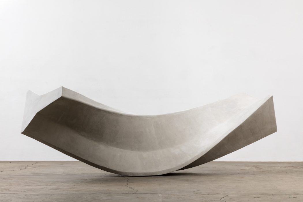 Twisted Jersey Barrier, 2015
Wood and cement
46.31 x 144 x 41.63 inches