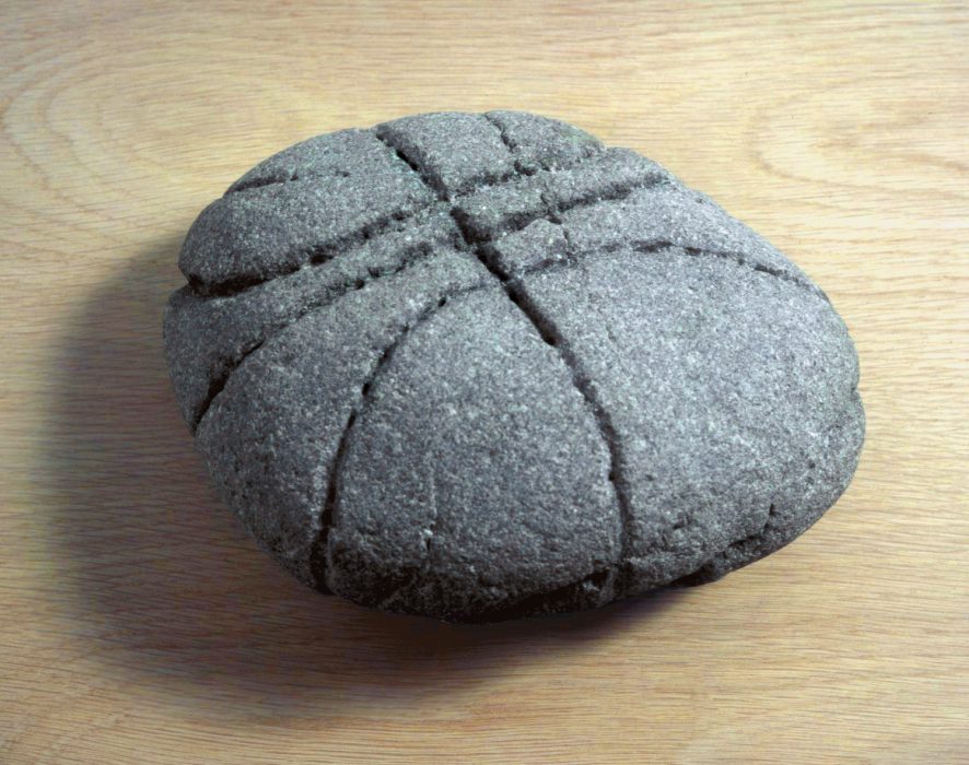 Petrified Basketball, 2003
Carved stone
4 x 10 x 8 inches